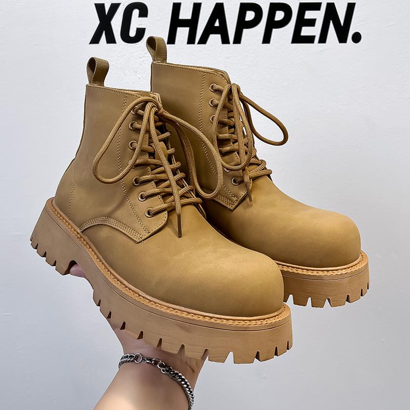 Boots Trendy men s warm styles Casual party street walking Daily Youth Autumn/Winter Thick soled leather High top shoes 38 46 Comfortable Soft Sole No 43
Boots Trendy men s warm styles Casual party street walking Daily Youth Autumn/Winter Thick soled leather High top shoes 38 46 Comfortable Soft Sole No 43