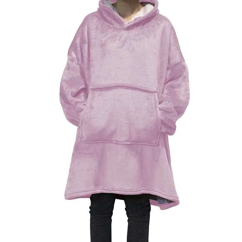 Fashion Comemore Oversized Thick Fleece Giant TV Blanket Winter Warm Blanket with Sleeves Hoodies Long Sweatshirt Women Hoody Pullover ONE SIZE светло-розовый
Fashion Comemore Oversized Thick Fleece Giant TV Blanket Winter Warm Blanket with Sleeves Hoodies Long Sweatshirt Women Hoody Pullover ONE SIZE светло-розовый