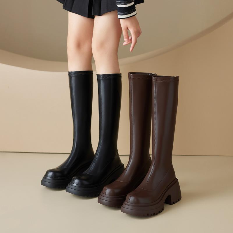 Fat mm widened knight boots women s autumn new thick-soled Maillard brown thin tall flat boots 40
Fat mm widened knight boots women s autumn new thick-soled Maillard brown thin tall flat boots 40