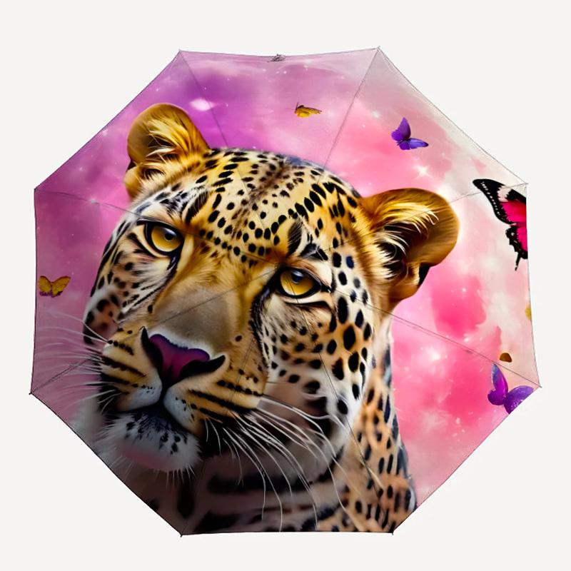 1PC Leopard Print Automatic Open/close, All-Season Portable Folding Umbrella for Women & Men yy250919195
1PC Leopard Print Automatic Open/close, All-Season Portable Folding Umbrella for Women & Men yy250919195