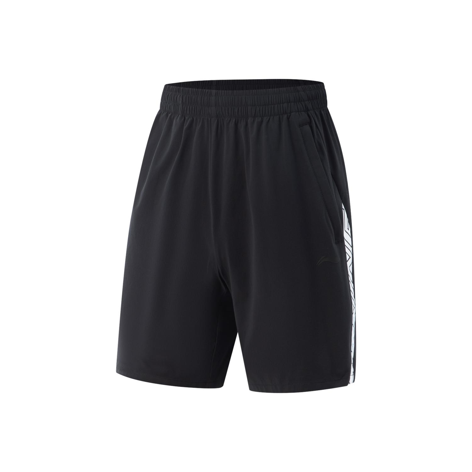 Li-Ning Comfortable Sports Simple Versatile Color-Block Mid-Waist Five-Point Casual Shorts Men shorts Black AKSV427-1 M
Li-Ning Comfortable Sports Simple Versatile Color-Block Mid-Waist Five-Point Casual Shorts Men shorts Black AKSV427-1 M