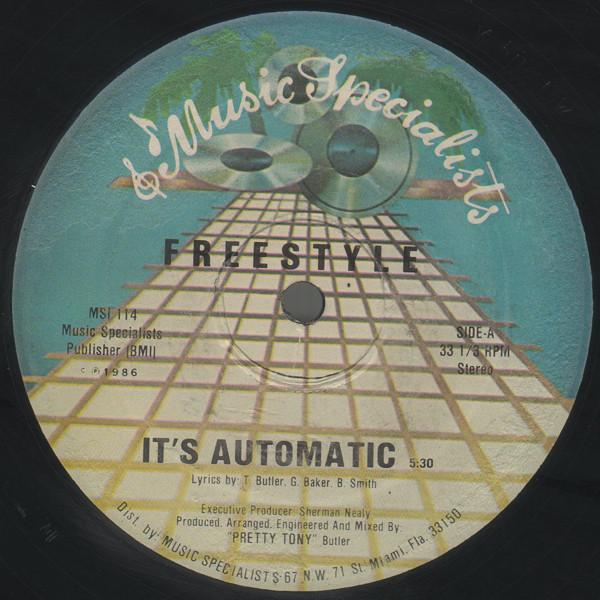 12inch Record FREESTYLE Its Automatic MSI114 Music Specialis 1986 US Dance Electronica Used
12inch Record FREESTYLE Its Automatic MSI114 Music Specialis 1986 US Dance Electronica Used