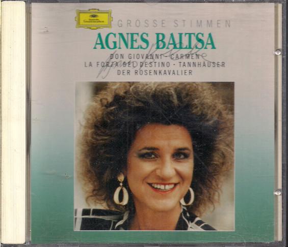 CD AGNES BALTSA - Grosse Stimmen 4311012 Deutsche Grammo Germany Soul/Funk Used
CD AGNES BALTSA - Grosse Stimmen 4311012 Deutsche Grammo Germany Soul/Funk Used