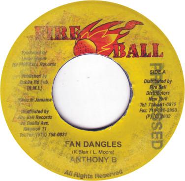 7inch Record ANTHONY B - Fan Dangles NONE Fire Ball Recor 2002 Jamaica Reggae, Ska & Dub Used
7inch Record ANTHONY B - Fan Dangles NONE Fire Ball Recor 2002 Jamaica Reggae, Ska & Dub Used
