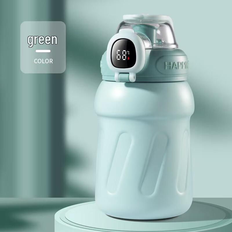 Cartoon Smart Insulated Stainless Steel Straw Water Bottle for Kids
Cartoon Smart Insulated Stainless Steel Straw Water Bottle for Kids