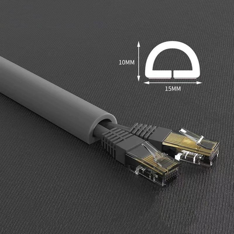 Arc Floor Cable Protector Invisible Flexible Cable Tray PVC Self-adhesive Anti-Step Protector Wire Organizer Home Decoration 1m
Arc Floor Cable Protector Invisible Flexible Cable Tray PVC Self-adhesive Anti-Step Protector Wire Organizer Home Decoration 1m