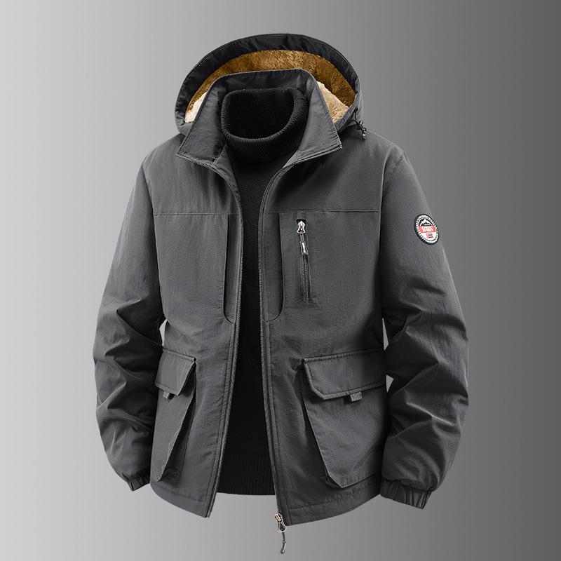 Новинка осени и зимы, модная бархатная куртка с подкладкой больших размеров, зимняя куртка с подкладкой, топ 6XL темно-серого
Новинка осени и зимы, модная бархатная куртка с подкладкой больших размеров, зимняя куртка с подкладкой, топ 6XL темно-серого