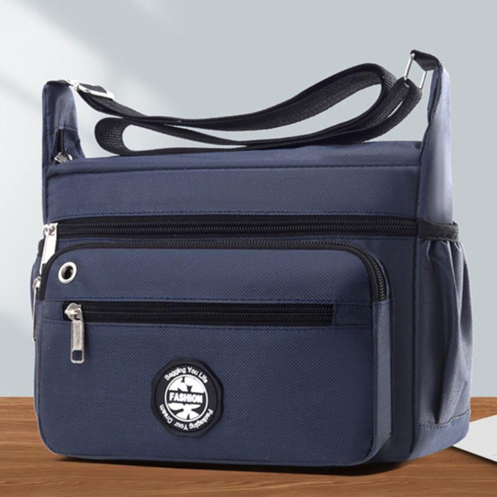 Multi-pocket Shoulder Bag Commute Men Business Bag Fashion Crossbody Bag Gym чорний
Multi-pocket Shoulder Bag Commute Men Business Bag Fashion Crossbody Bag Gym чорний