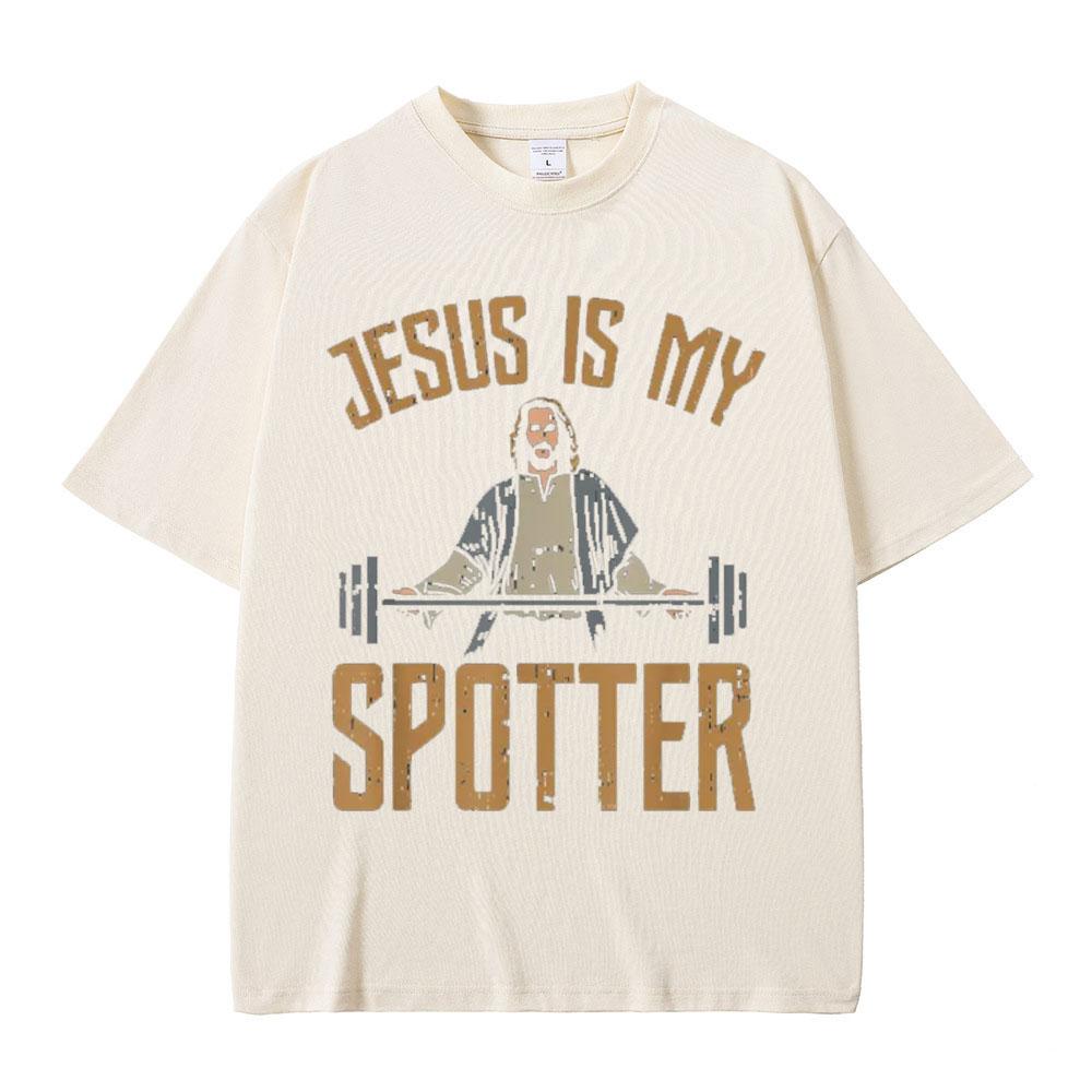 Funny Jesus Is My Spotter Christ Gym T Shirt Unisexs Harajuku Vintage T Shirts Cotton ONeck Oversized Tshirts Streetwear Unisex 4XL
Funny Jesus Is My Spotter Christ Gym T Shirt Unisexs Harajuku Vintage T Shirts Cotton ONeck Oversized Tshirts Streetwear Unisex 4XL