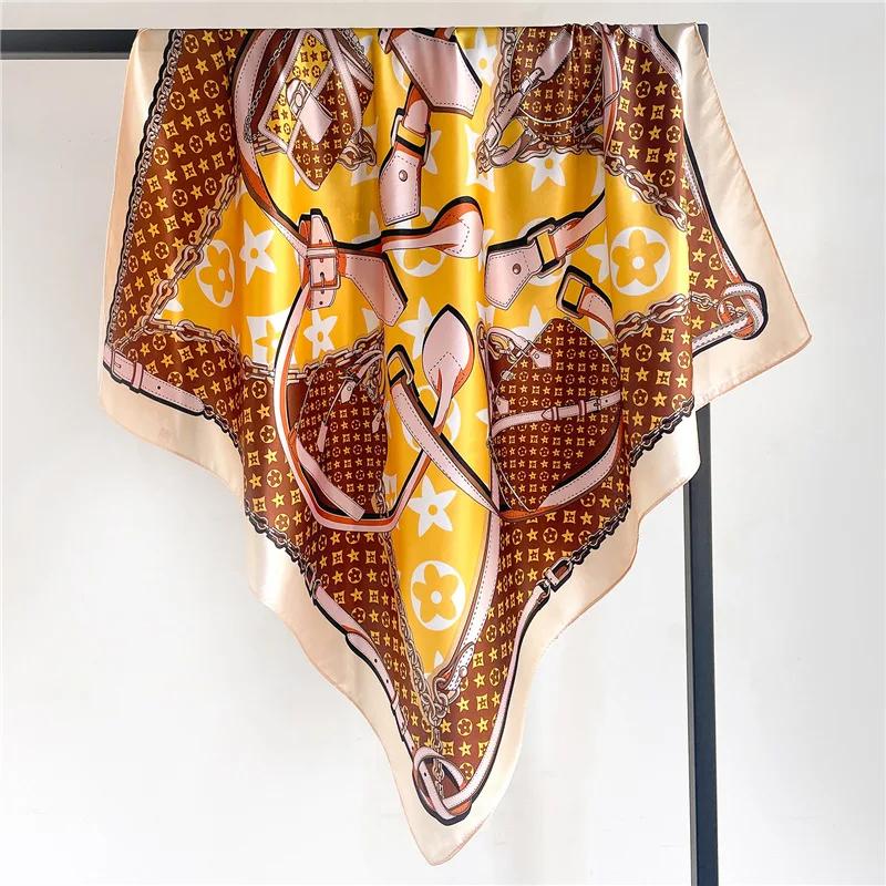 90*90Cm Luxury Quality Silk Scarves Spring Autumn Women Printing Fashion Sunscreen Large Size Shawl Tourism Seaside Muffler 90x90cm
90*90Cm Luxury Quality Silk Scarves Spring Autumn Women Printing Fashion Sunscreen Large Size Shawl Tourism Seaside Muffler 90x90cm