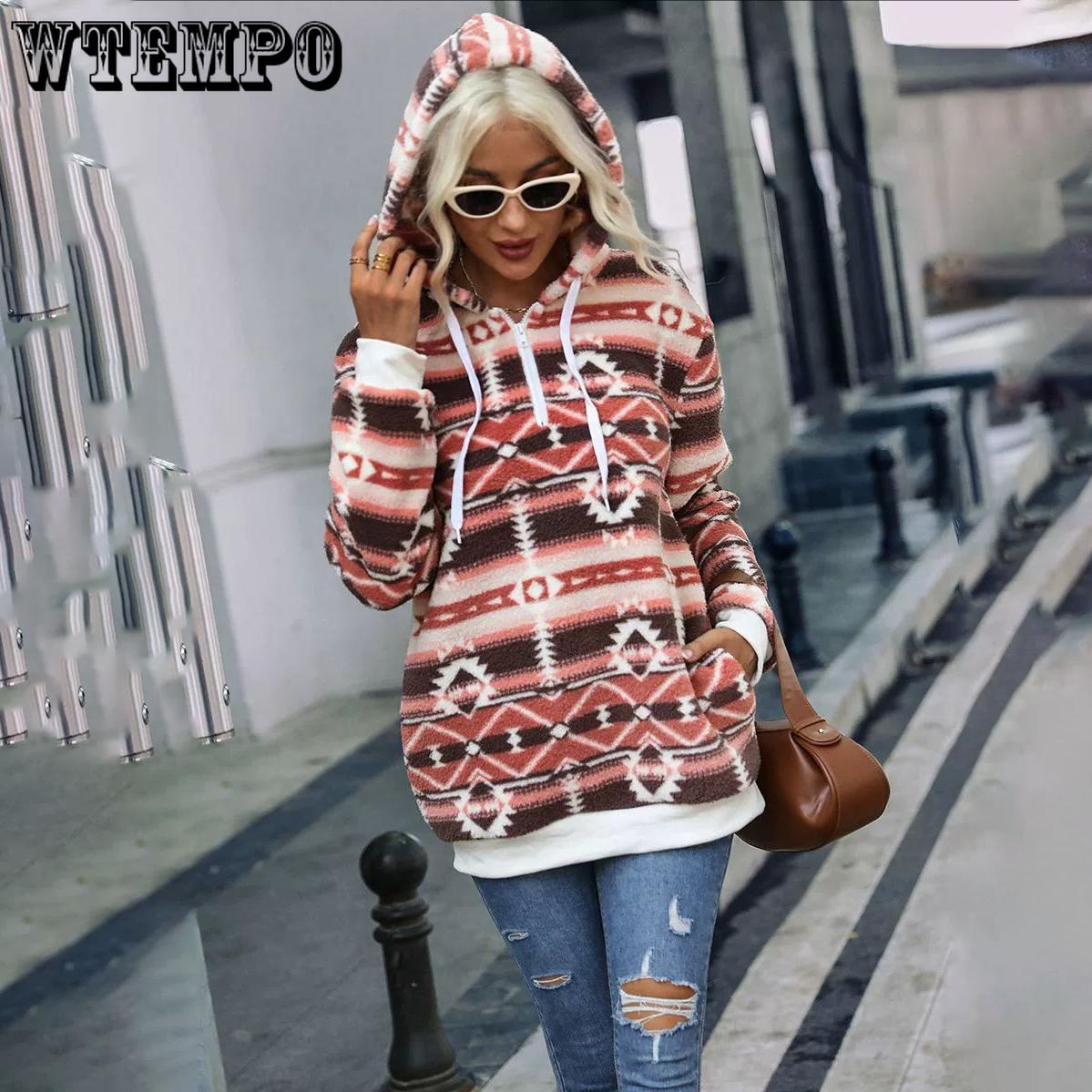 Fall and Winter Casual Women s Loose Geometric Pattern Printed Hooded Half Zipper Pullover Sweatshirt Jacket S
Fall and Winter Casual Women s Loose Geometric Pattern Printed Hooded Half Zipper Pullover Sweatshirt Jacket S