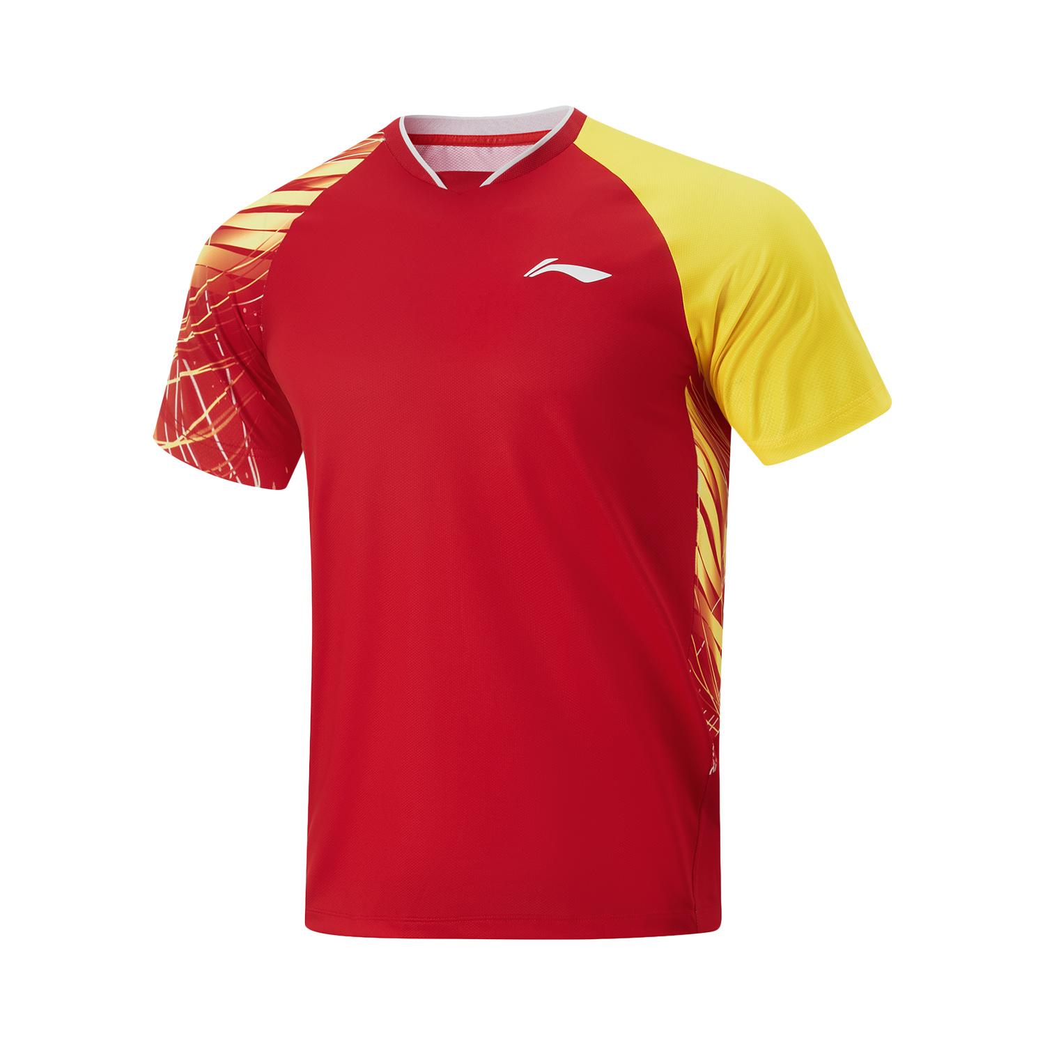 Li-Ning Comfortable Breathable Spliced Printed Short Sleeve T-Shirt Men Tops Cherry-Blossom-Red AAYV067-3 S
Li-Ning Comfortable Breathable Spliced Printed Short Sleeve T-Shirt Men Tops Cherry-Blossom-Red AAYV067-3 S