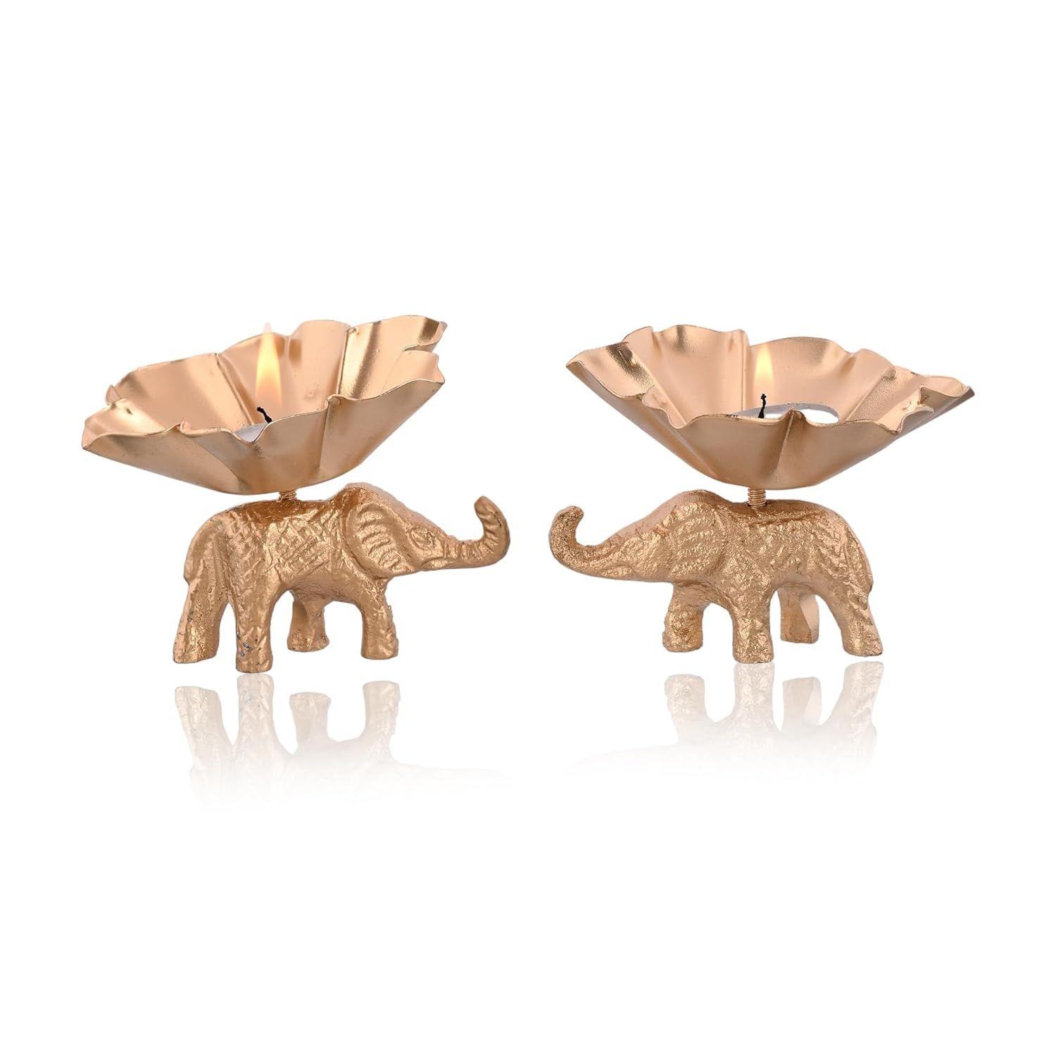 Элегантные металлические подсвечники для чайных свечей, набор из 2 штук, для домашнего декора - Современный дизайн, свадебное украшение и украшение на Дивали
Элегантные металлические подсвечники для чайных свечей, набор из 2 штук, для домашнего декора - Современный дизайн, свадебное украшение и украшение на Дивали