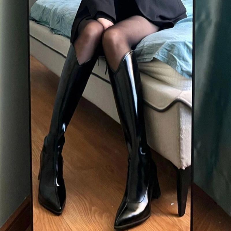 Fashion Winter 2024 Ladies Knee High Shaft Shoes Pointed Toe Solid Color Large Size Warm Footwear Chic and Elegant Pu Women s Long Boots 35
Fashion Winter 2024 Ladies Knee High Shaft Shoes Pointed Toe Solid Color Large Size Warm Footwear Chic and Elegant Pu Women s Long Boots 35