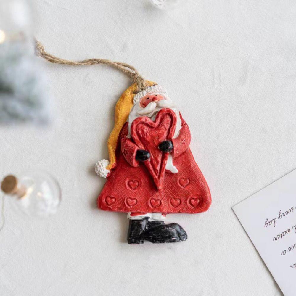 2pcs Creative Santa Claus Ornament Hand-painted Christmas Figurine Pendant Room Style 1
2pcs Creative Santa Claus Ornament Hand-painted Christmas Figurine Pendant Room Style 1