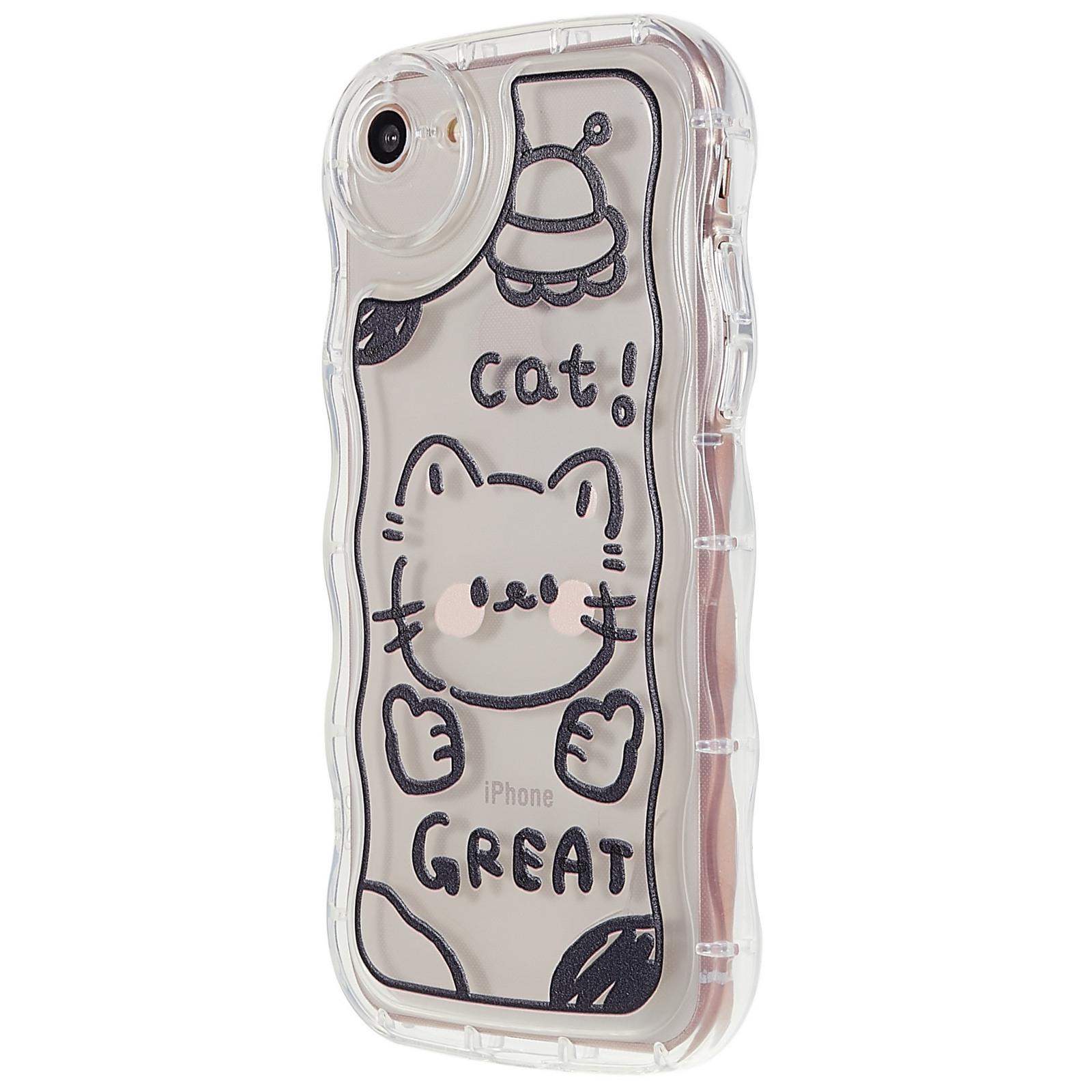 For iPhone 7/8 4.7 inch/SE (2020)/SE (2020) Pattern Printed Soft TPU Cover Wave-shaped Edge Precise Cutout Case Strawberry/Heart
For iPhone 7/8 4.7 inch/SE (2020)/SE (2020) Pattern Printed Soft TPU Cover Wave-shaped Edge Precise Cutout Case Strawberry/Heart
