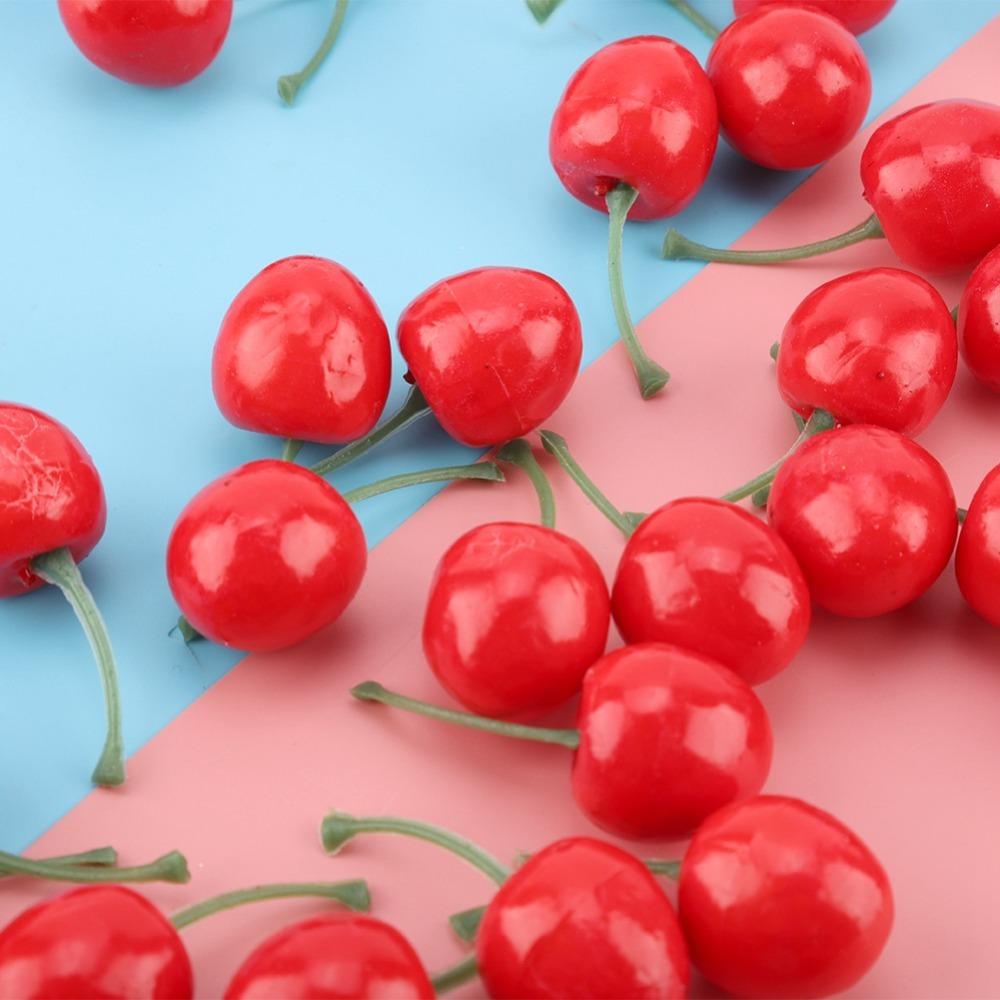 50pcs Foam Artificial Cherry Fruit Red Simulated Cherry Decor Simulation Cherry Model Kitchen Decor
50pcs Foam Artificial Cherry Fruit Red Simulated Cherry Decor Simulation Cherry Model Kitchen Decor