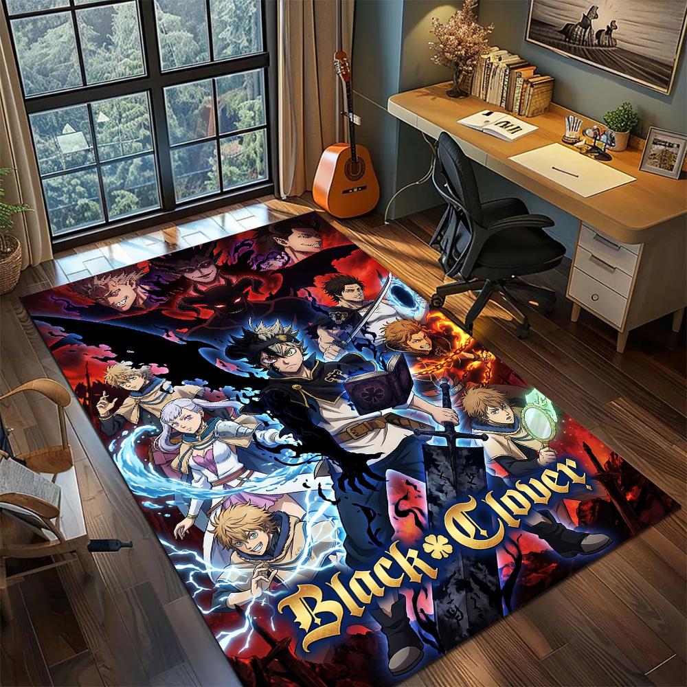 Black Clover Carpet Floor Mat Washable Large Area Non Slip Gamer Bedroom Home Room Decor YUN6512 60x90cm
Black Clover Carpet Floor Mat Washable Large Area Non Slip Gamer Bedroom Home Room Decor YUN6512 60x90cm