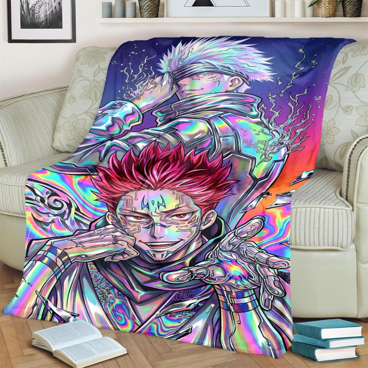 Comfortable Flannel Blanket Jujutsu Kaisen for Bedrooms, Sofas, Beds, Chairs, Picnics and Travel 75x90cm
Comfortable Flannel Blanket Jujutsu Kaisen for Bedrooms, Sofas, Beds, Chairs, Picnics and Travel 75x90cm