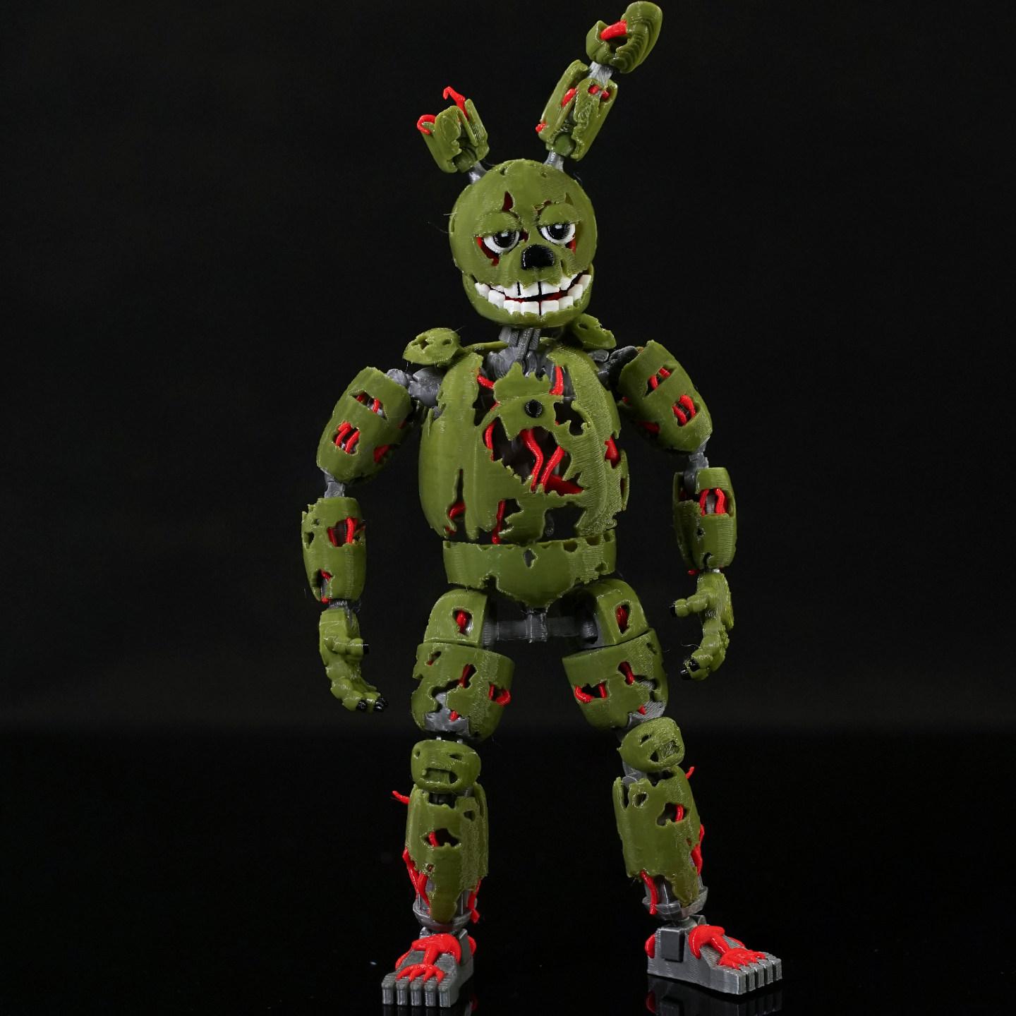 Лялька Fnaf Зелений Кролик Пастка Пружина 3D-друк Багатосуглова Рухома Фігурка Прикраса Святкові Подарунки Модель Бойової Фігурки Presale 15-30 days
Лялька Fnaf Зелений Кролик Пастка Пружина 3D-друк Багатосуглова Рухома Фігурка Прикраса Святкові Подарунки Модель Бойової Фігурки Presale 15-30 days
