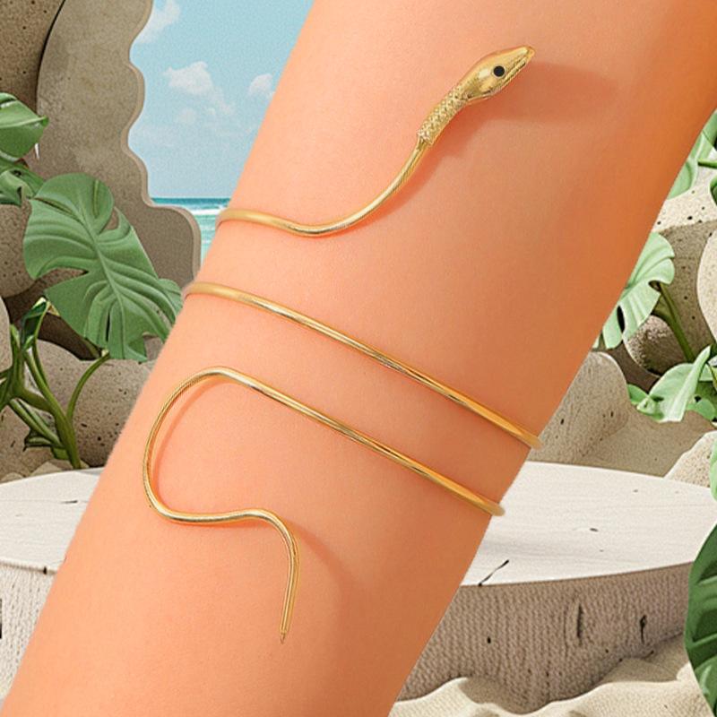 Creative Design New Open Glossy Bracelet Snake V Shape Upper Arm Jewelry Popular Personality
Creative Design New Open Glossy Bracelet Snake V Shape Upper Arm Jewelry Popular Personality