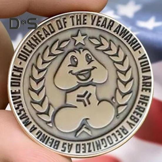 10 шт., монета «Dickhead of the Year», награда «Dickhead», памятная медаль вызова, металлическая коллекция монет, фестиваль, подарок на память, веселый кляп, подарок
10 шт., монета «Dickhead of the Year», награда «Dickhead», памятная медаль вызова, металлическая коллекция монет, фестиваль, подарок на память, веселый кляп, подарок