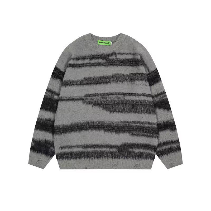 Guochao Men s Striped Faux Mink Fur Sweater - Soft, Loose-Fit Winter Knit Top 2XL сірий колір
Guochao Men s Striped Faux Mink Fur Sweater - Soft, Loose-Fit Winter Knit Top 2XL сірий колір