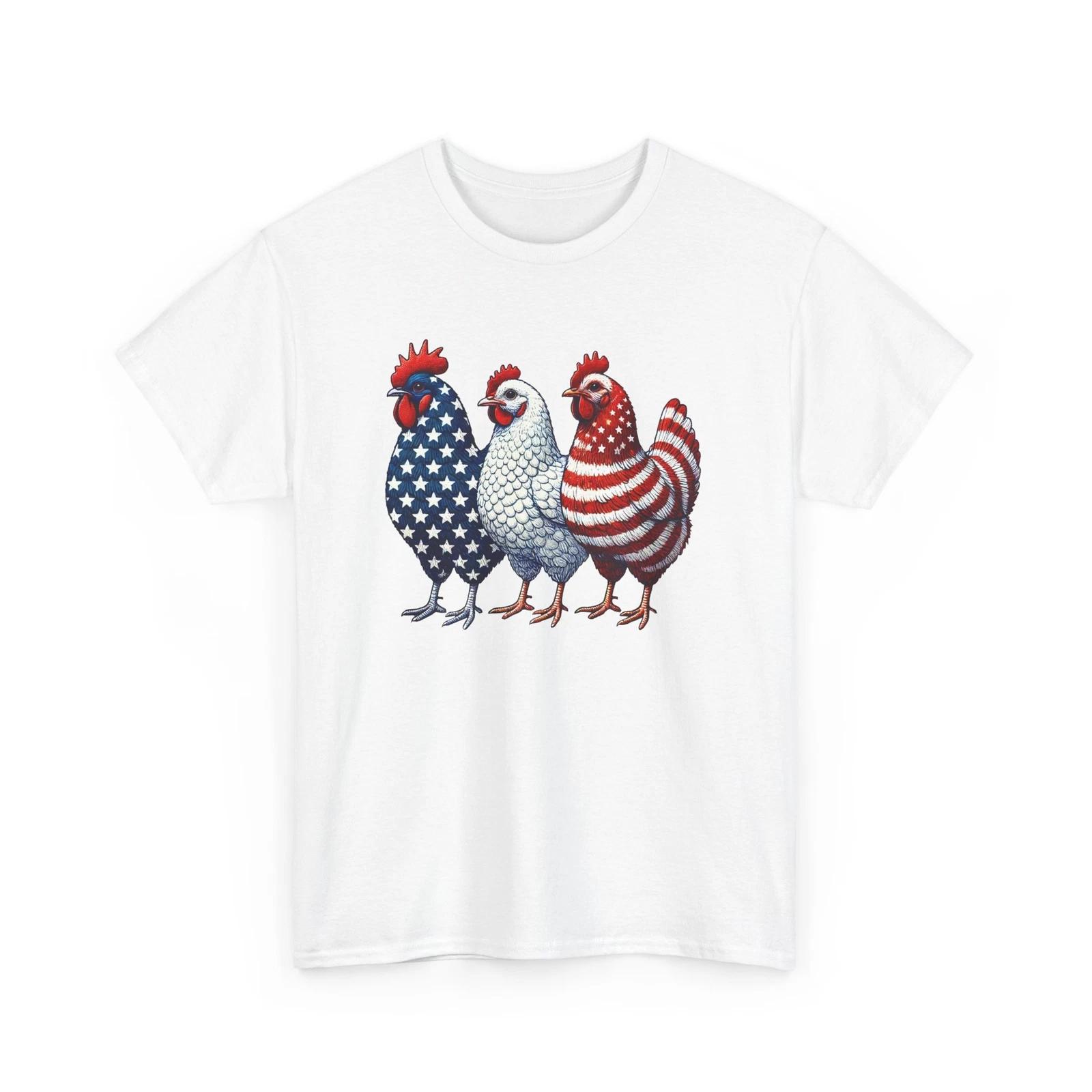 Patriotic USA Chicken tee | USA Strong T-Shirt | Celebrate the Land of the Free M
Patriotic USA Chicken tee | USA Strong T-Shirt | Celebrate the Land of the Free M