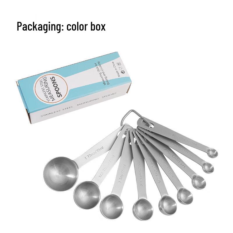 Zhi Shi 9-Piece Stainless Steel Round Measuring Spoon Set
Zhi Shi 9-Piece Stainless Steel Round Measuring Spoon Set