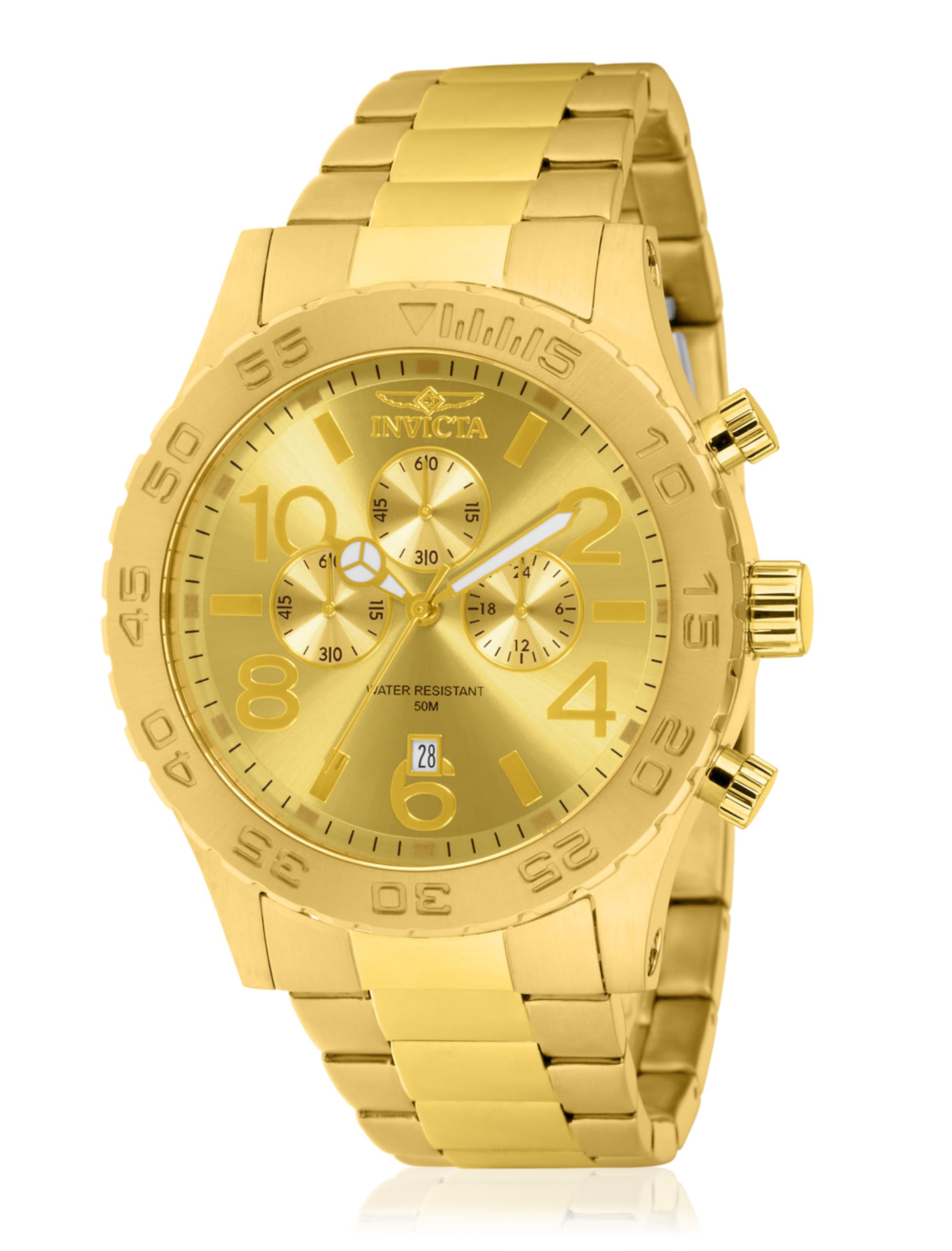 Invicta Specialty Кварцевые 50 мм Золото Нержавеющая сталь Золото Официально Импортированные Часы, Корпус, Ремешок, Циферблат, 1270, Мужские,
Invicta Specialty Кварцевые 50 мм Золото Нержавеющая сталь Золото Официально Импортированные Часы, Корпус, Ремешок, Циферблат, 1270, Мужские,