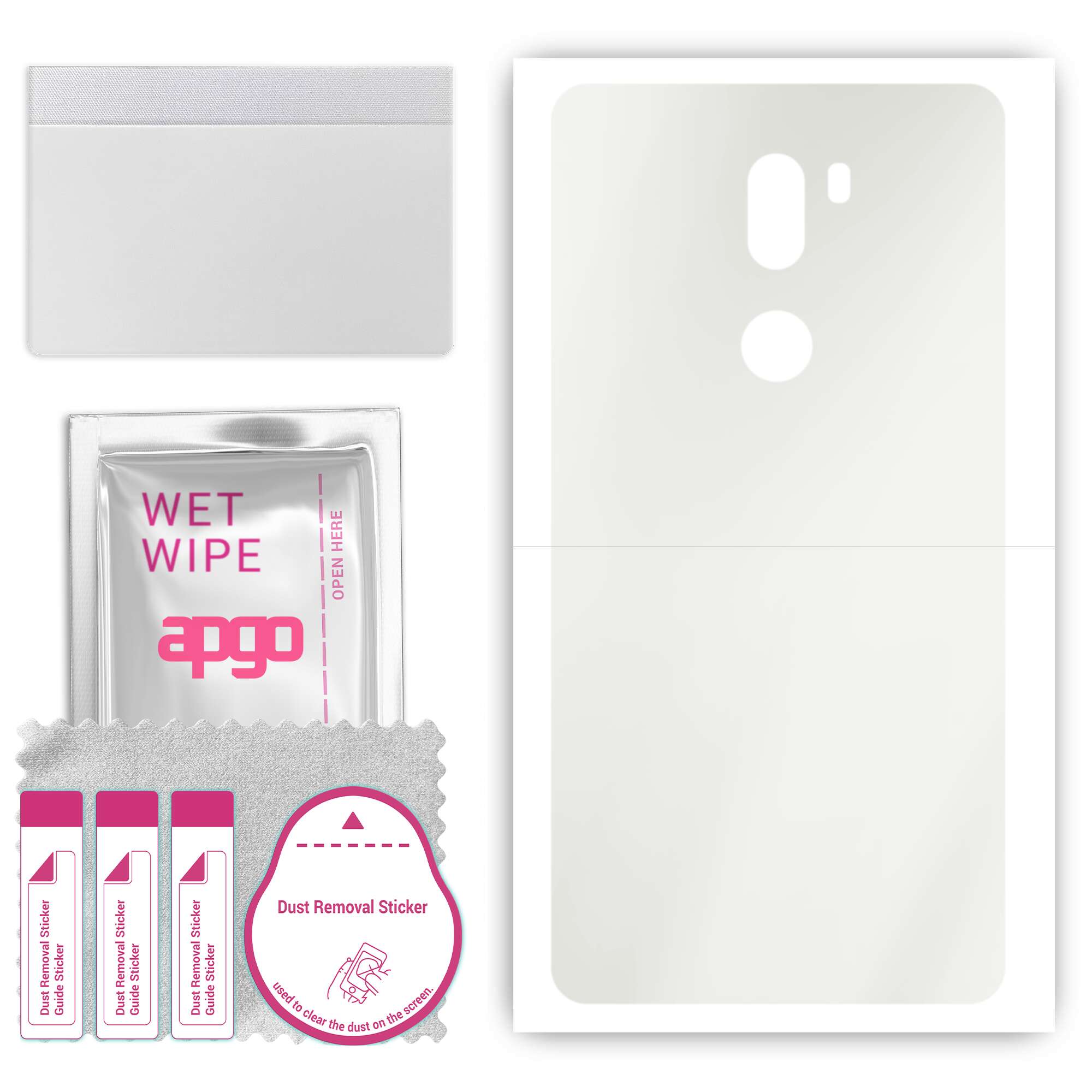 apgo MATTE Protective Skin Sticker for the back compatible with Xiaomi Mi 5s, Wrap Film, Hydrogel Film, Flexible, Soft TPU with positioning layer easy
apgo MATTE Protective Skin Sticker for the back compatible with Xiaomi Mi 5s, Wrap Film, Hydrogel Film, Flexible, Soft TPU with positioning layer easy