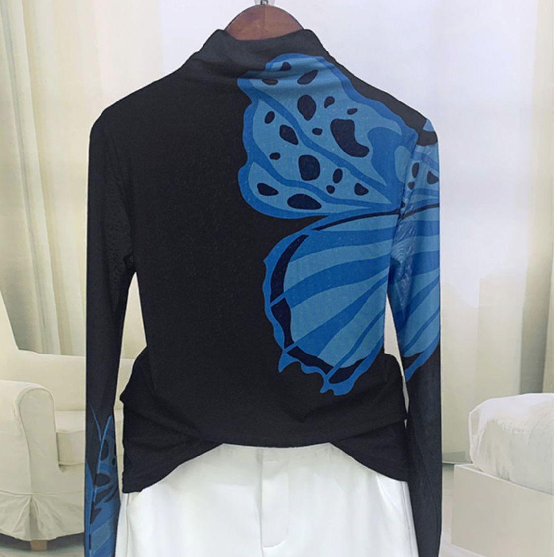Southeast Asia Mesh Print Turtleneck Long Sleeve Women s Slimming Top XL (recommended for 110-120 jin)
Southeast Asia Mesh Print Turtleneck Long Sleeve Women s Slimming Top XL (recommended for 110-120 jin)
