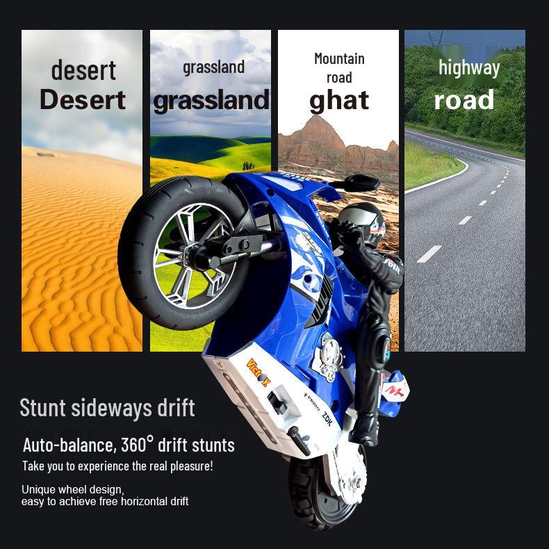 High-Speed Self-Balancing RC Motorcycle: Stunt Drift, Adjustable Speed, Stand-Up Electric Toy Car. Sealed Handheld Color Box
High-Speed Self-Balancing RC Motorcycle: Stunt Drift, Adjustable Speed, Stand-Up Electric Toy Car. Sealed Handheld Color Box