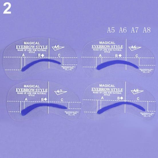 4 стиля набор трафаретов для ухода за макияжем, формирование DIY красоты, шаблон для бровей, инструменты
4 стиля набор трафаретов для ухода за макияжем, формирование DIY красоты, шаблон для бровей, инструменты