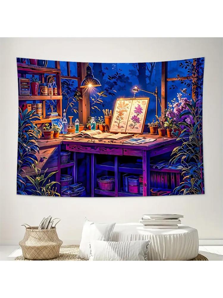 Гобелен мастер-класса «Цветы и растения для романтической ночи» 74x94cm(29x37in)
Гобелен мастер-класса «Цветы и растения для романтической ночи» 74x94cm(29x37in)