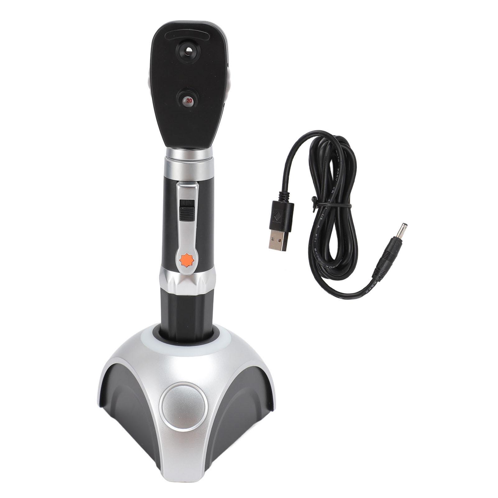 Ophthalmoscope 19 Diopters Bright Lighting Magnifying Eye Diagnostic Tool with Charge Base for
Ophthalmoscope 19 Diopters Bright Lighting Magnifying Eye Diagnostic Tool with Charge Base for