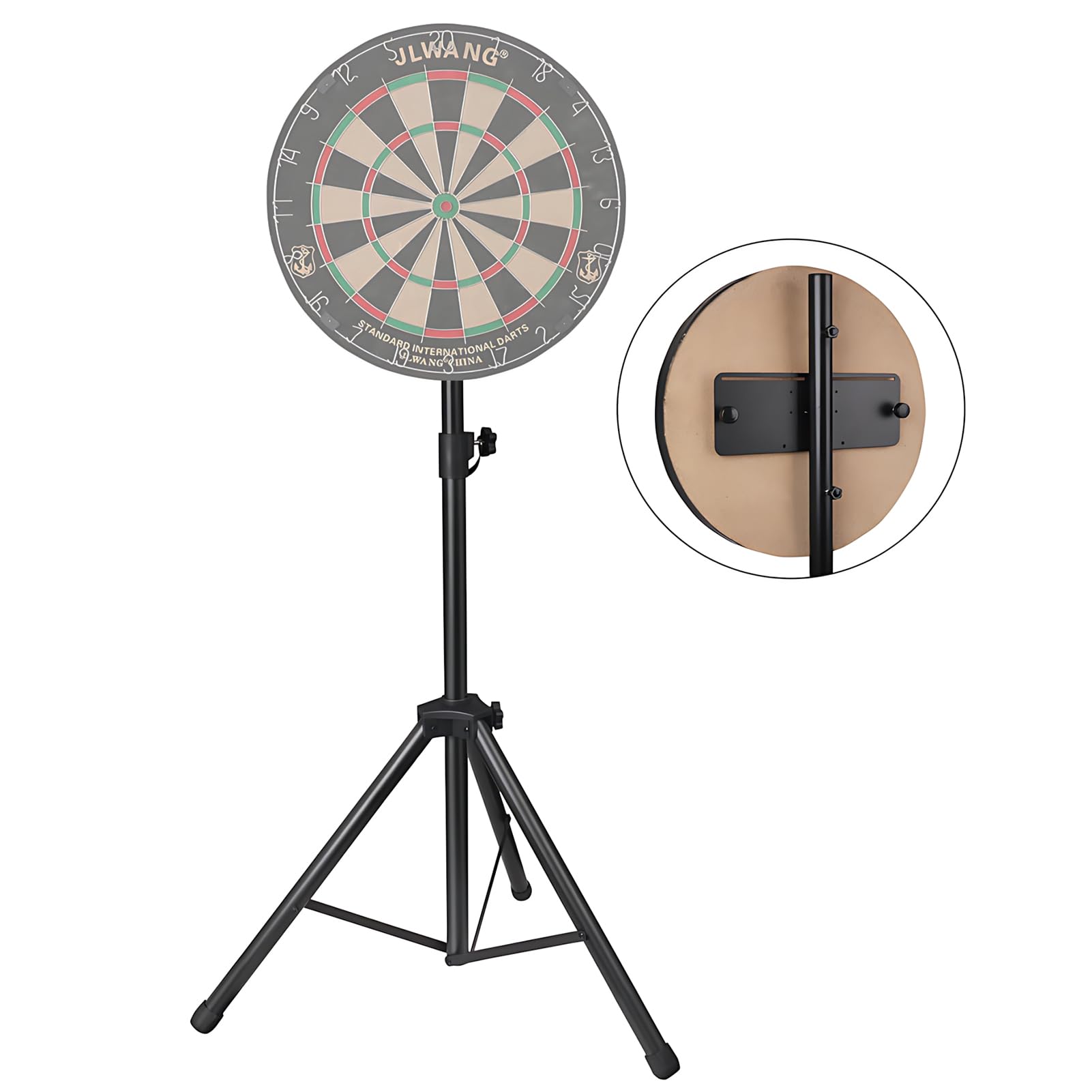 Stainless Steel Dartboard Stand Heavy Duty Dartboard Tripod Adjustable Suitable for Sisal and Electronic KG - Stand, 122-200cm Height, Dartboards, 4.4
Stainless Steel Dartboard Stand Heavy Duty Dartboard Tripod Adjustable Suitable for Sisal and Electronic KG - Stand, 122-200cm Height, Dartboards, 4.4