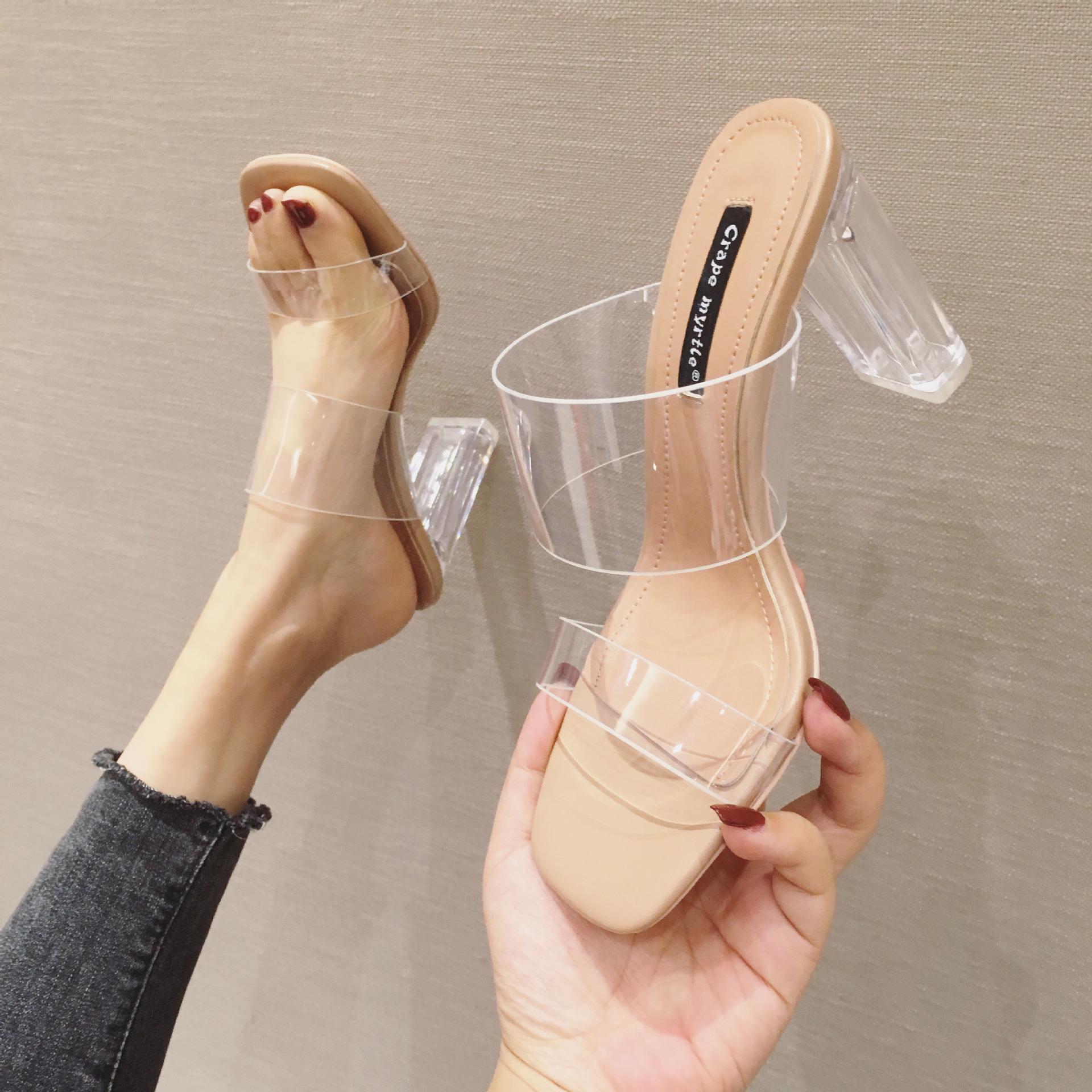 Sandals women s summer new thick heels cool slippers women s outer crystal high heels fairy style 208-7 34
Sandals women s summer new thick heels cool slippers women s outer crystal high heels fairy style 208-7 34