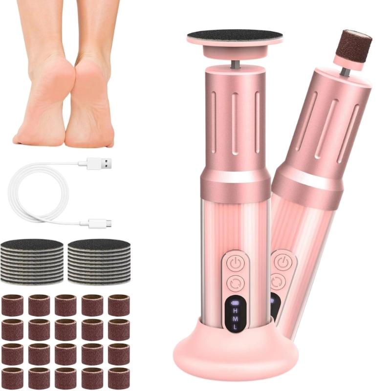 Rechargeable Two Head Callus Remover With Glass Abrasive Heads And Digital Display рожевий
Rechargeable Two Head Callus Remover With Glass Abrasive Heads And Digital Display рожевий