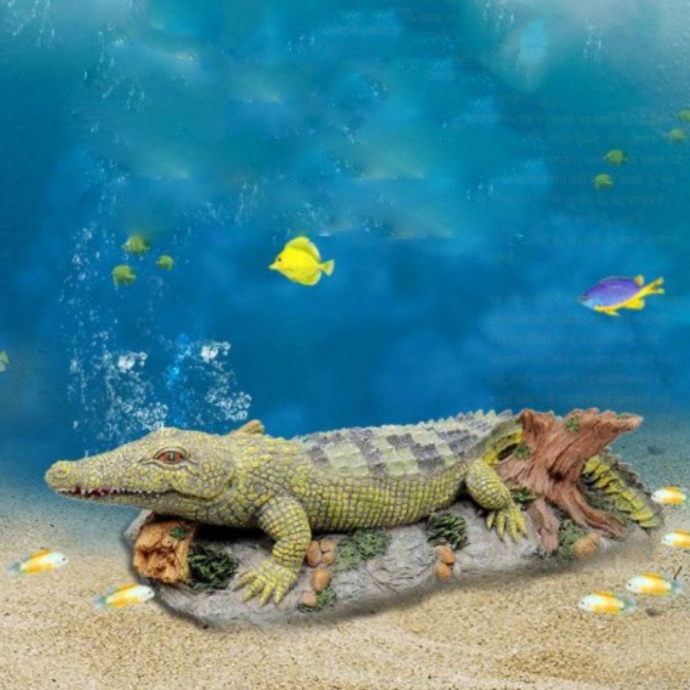 Не выцветающий крокодиловый декор с воздушным камнем, бета-скрытие, аэрация, аквариум
Не выцветающий крокодиловый декор с воздушным камнем, бета-скрытие, аэрация, аквариум