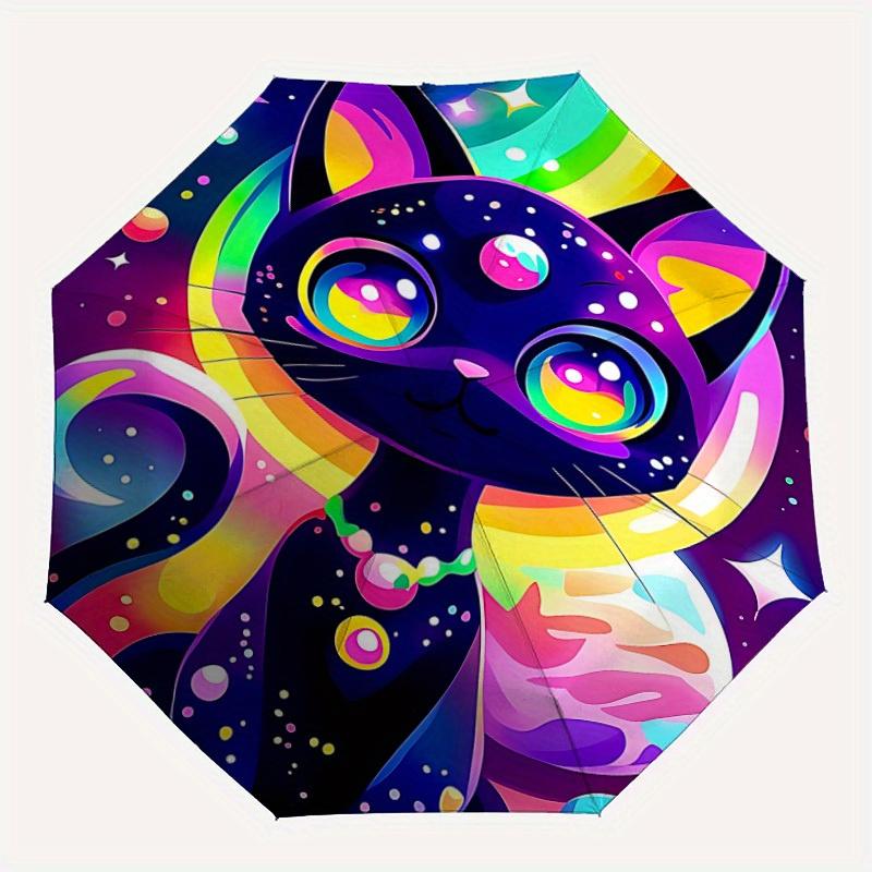 1pc Galaxy Cat Automatic Open/close Umbrella, 8-Rib sturdy structure, Portable Travel Umbrella, Parties, Everyday Use, Outdoor Accessory, Ar
1pc Galaxy Cat Automatic Open/close Umbrella, 8-Rib sturdy structure, Portable Travel Umbrella, Parties, Everyday Use, Outdoor Accessory, Ar