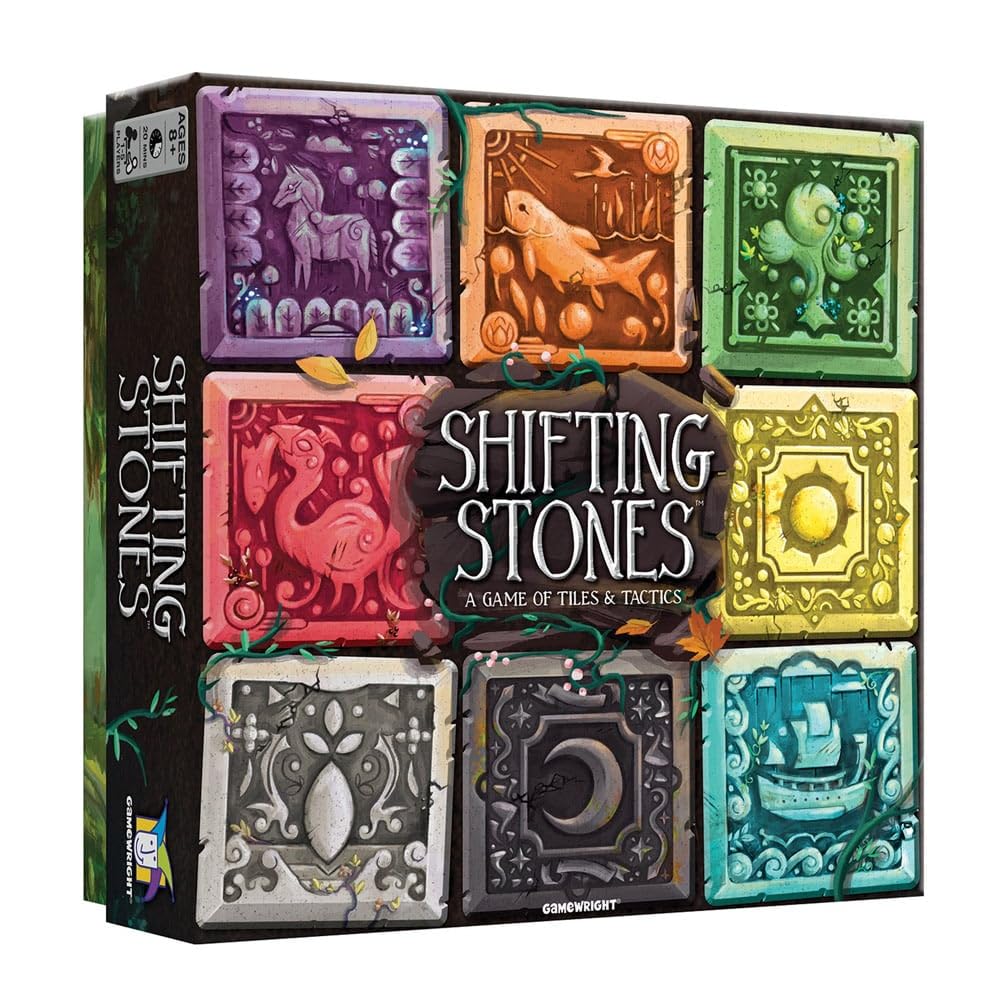 Gamewright Shifting Stones Tile Card Tactical Visual Solution Making Strategy Game для всей семьи для детей от 8 лет и старше
Gamewright Shifting Stones Tile Card Tactical Visual Solution Making Strategy Game для всей семьи для детей от 8 лет и старше