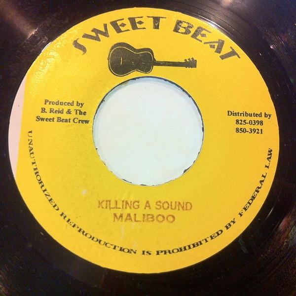 7inch Record MALIBU - Killing A Sound NONE Sweet Beat 2002 Jamaica Reggae, Ska & Dub Used
7inch Record MALIBU - Killing A Sound NONE Sweet Beat 2002 Jamaica Reggae, Ska & Dub Used