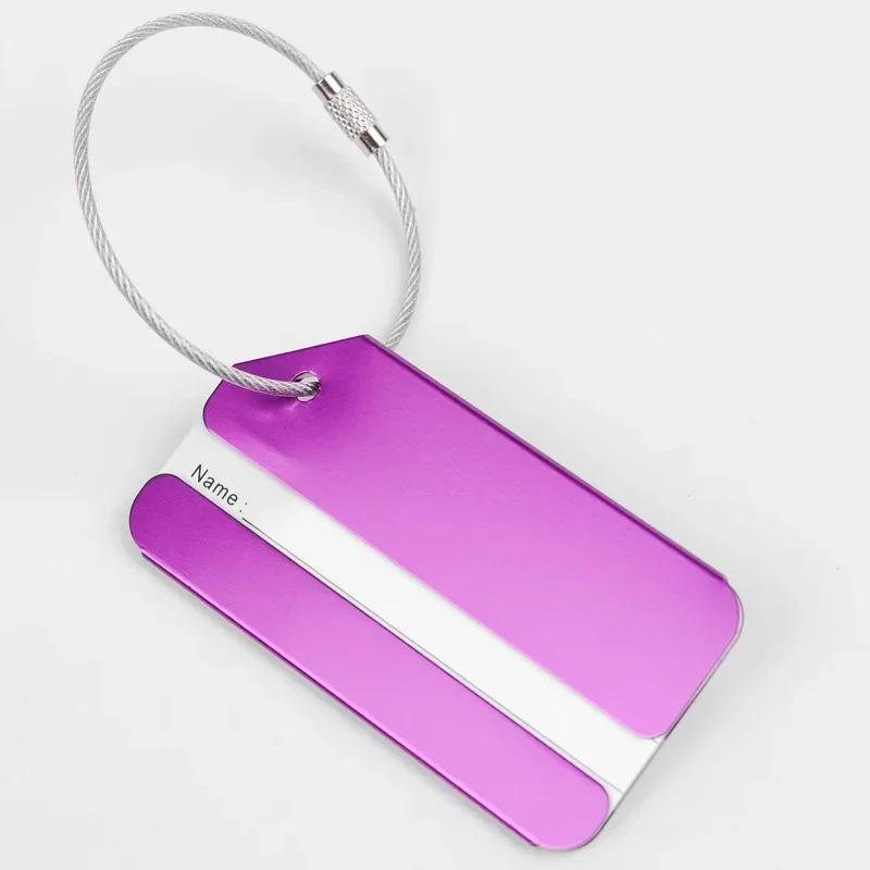 1pcs Unisex Metal Luggage Tag Portable Label Suitcase ID Address Holder Boarding Baggage Tag Travel Accessories Drop Shipping фіолетовий
1pcs Unisex Metal Luggage Tag Portable Label Suitcase ID Address Holder Boarding Baggage Tag Travel Accessories Drop Shipping фіолетовий