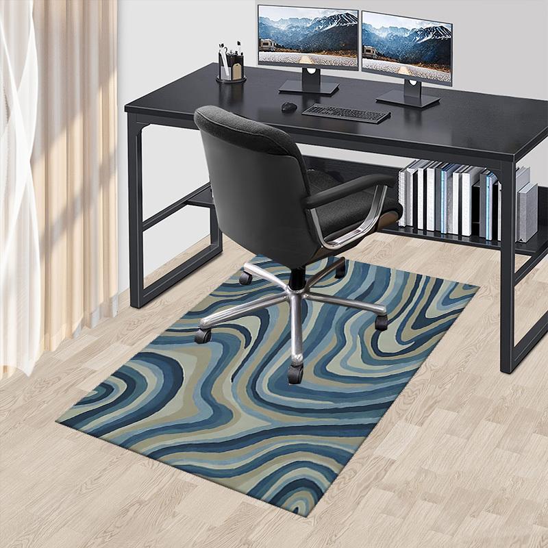 1pc Abstract Blue Wave Pattern Chair Mat - Office Desk Rug for Non-Slip Protection, Festive Gift Idea, Suitable for Home Decor in Living Room, Bedroom 60cm by 90cm
1pc Abstract Blue Wave Pattern Chair Mat - Office Desk Rug for Non-Slip Protection, Festive Gift Idea, Suitable for Home Decor in Living Room, Bedroom 60cm by 90cm