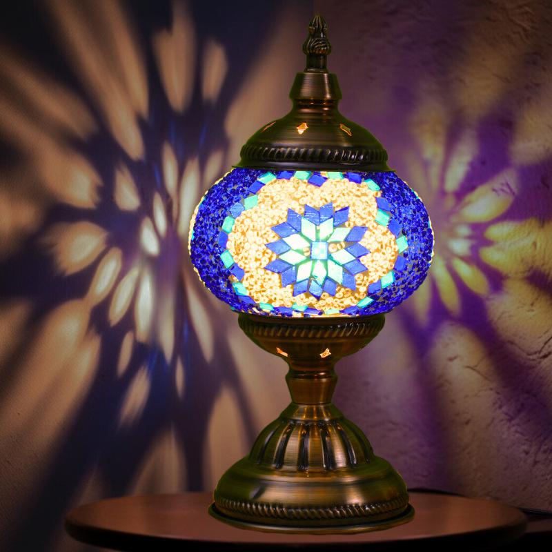 Turkish Table Lamp, Stained Glass Mosaic Night Light, Vintage Desk Decor for Bedroom, Living Room
Turkish Table Lamp, Stained Glass Mosaic Night Light, Vintage Desk Decor for Bedroom, Living Room