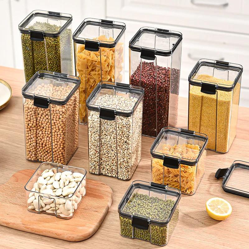 1300ml Airtight Food Storage Container Kitchen Pantry Organization Canisters Cereal Snack Candy Coffee Storage Containers
1300ml Airtight Food Storage Container Kitchen Pantry Organization Canisters Cereal Snack Candy Coffee Storage Containers