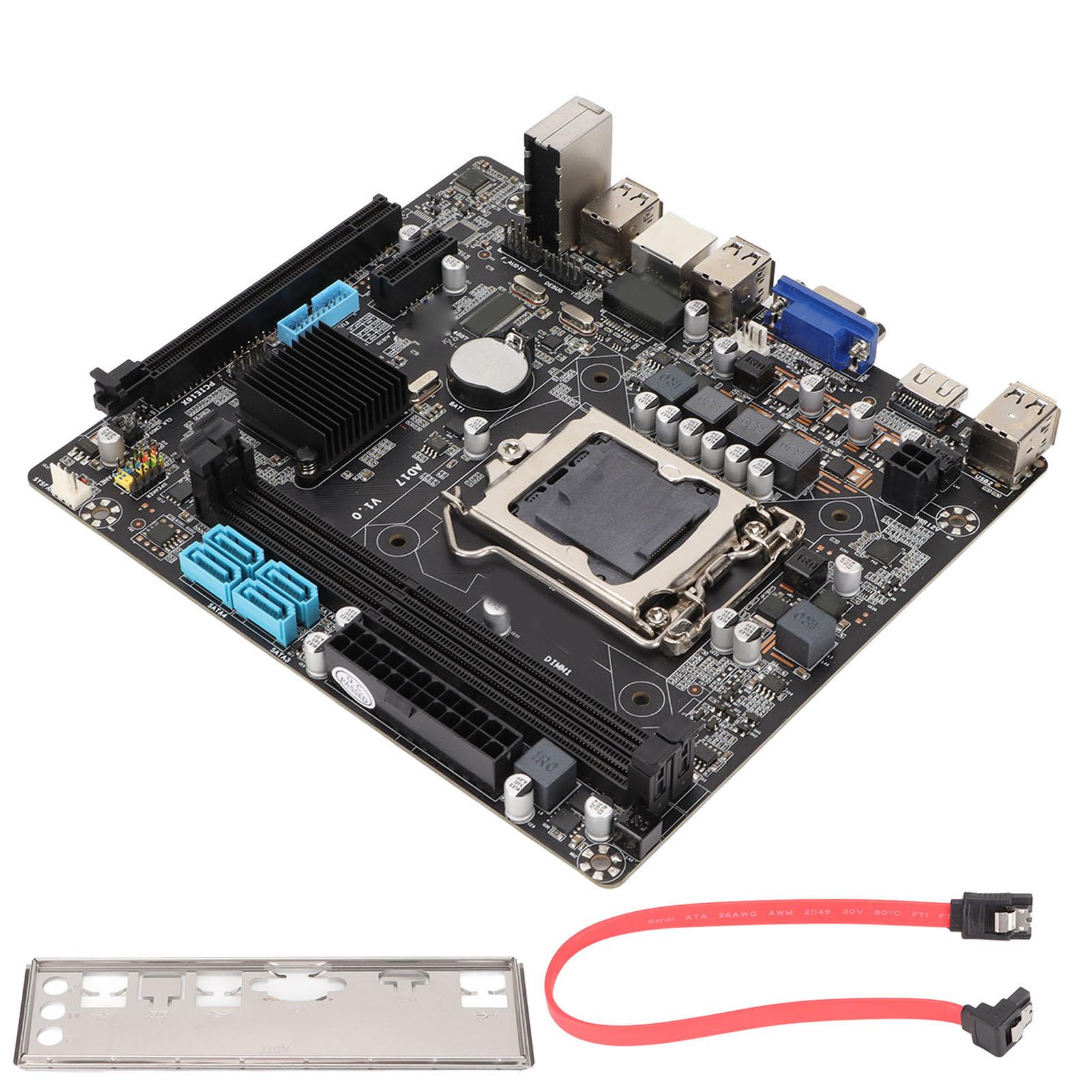 Материнська плата H55M з двоканальною пам яттю 2xDDR3 PCIE 8X SATA2.0 USB2.03.0 VGA PCI E 1X M ATX Gaming
Материнська плата H55M з двоканальною пам яттю 2xDDR3 PCIE 8X SATA2.0 USB2.03.0 VGA PCI E 1X M ATX Gaming