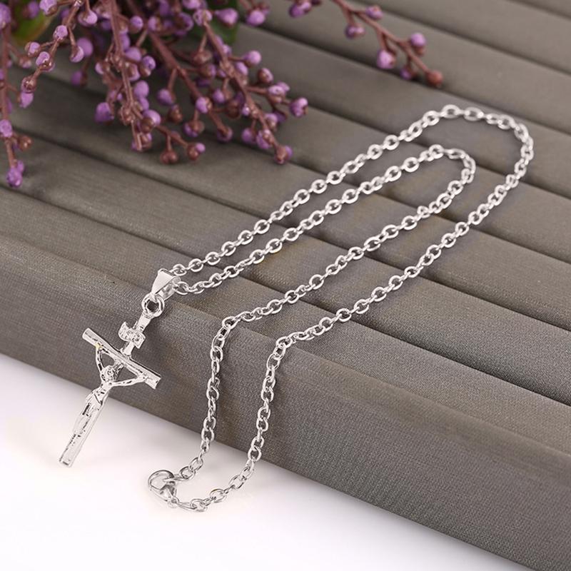 Fashion Gold Color Choker Jewelry Gift Cross Necklaces & Pendants Women Men Gifts 50cm
Fashion Gold Color Choker Jewelry Gift Cross Necklaces & Pendants Women Men Gifts 50cm