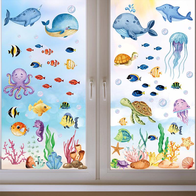 Ocean World, Cartoon Stickers, Living Room Bedroom, Children s Room Decoration Stickers, Moisture-proof Wall Stickers, Home Decoration Stickers 9pcs
Ocean World, Cartoon Stickers, Living Room Bedroom, Children s Room Decoration Stickers, Moisture-proof Wall Stickers, Home Decoration Stickers 9pcs
